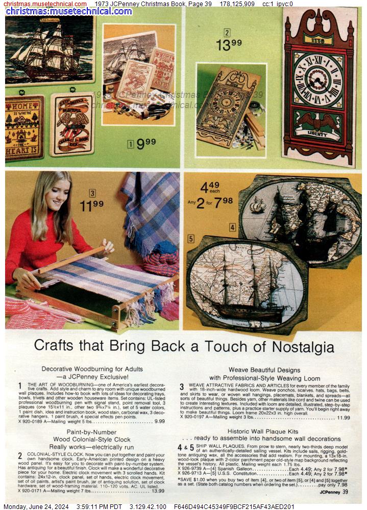 1973 JCPenney Christmas Book, Page 39
