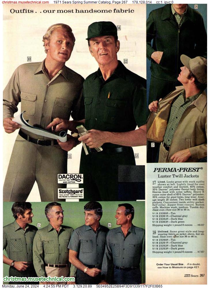 1971 Sears Spring Summer Catalog, Page 267