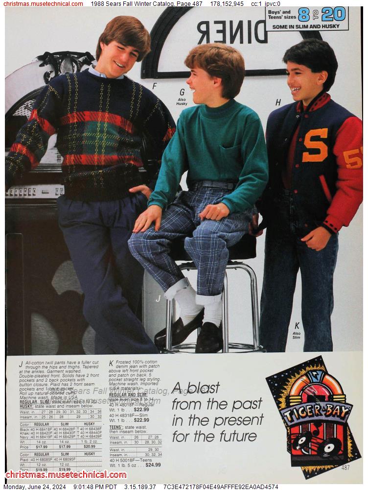 1988 Sears Fall Winter Catalog, Page 487