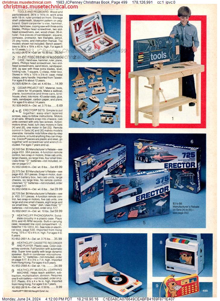 1983 JCPenney Christmas Book, Page 499