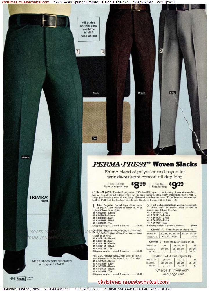 1975 Sears Spring Summer Catalog, Page 474