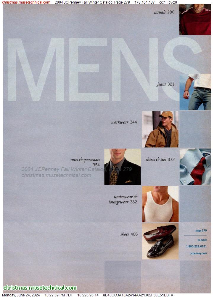 2004 JCPenney Fall Winter Catalog, Page 279