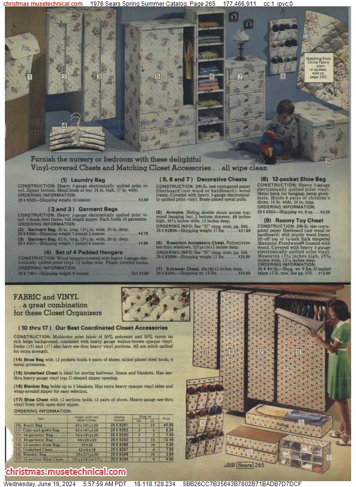 1976 Sears Spring Summer Catalog, Page 265