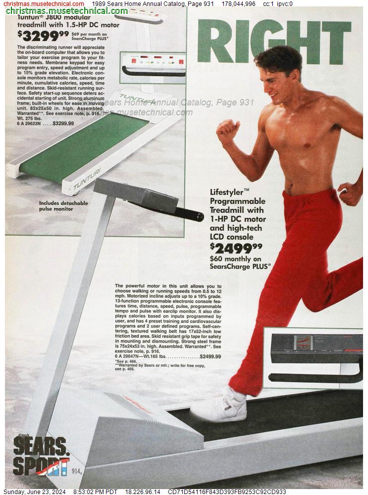 1989 Sears Home Annual Catalog, Page 931