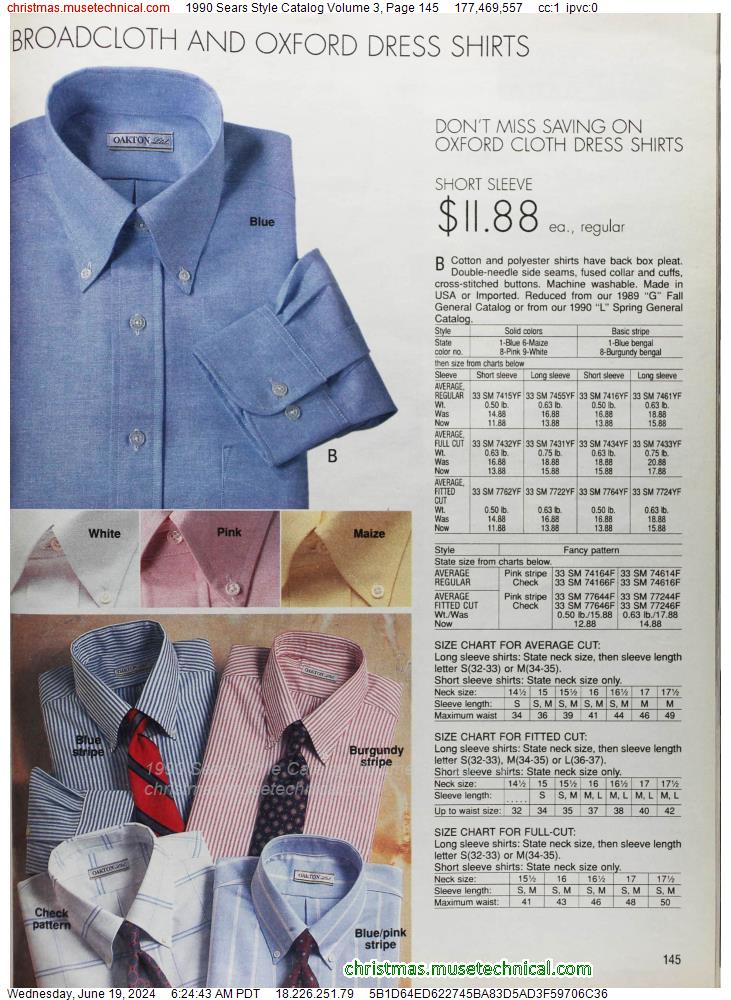 1990 Sears Style Catalog Volume 3, Page 145