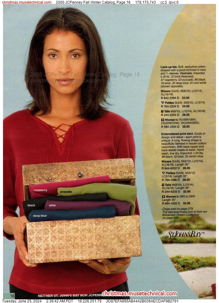 2000 JCPenney Fall Winter Catalog, Page 16