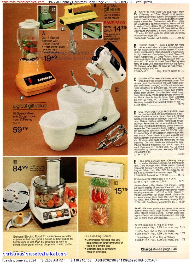 1977 JCPenney Christmas Book, Page 260