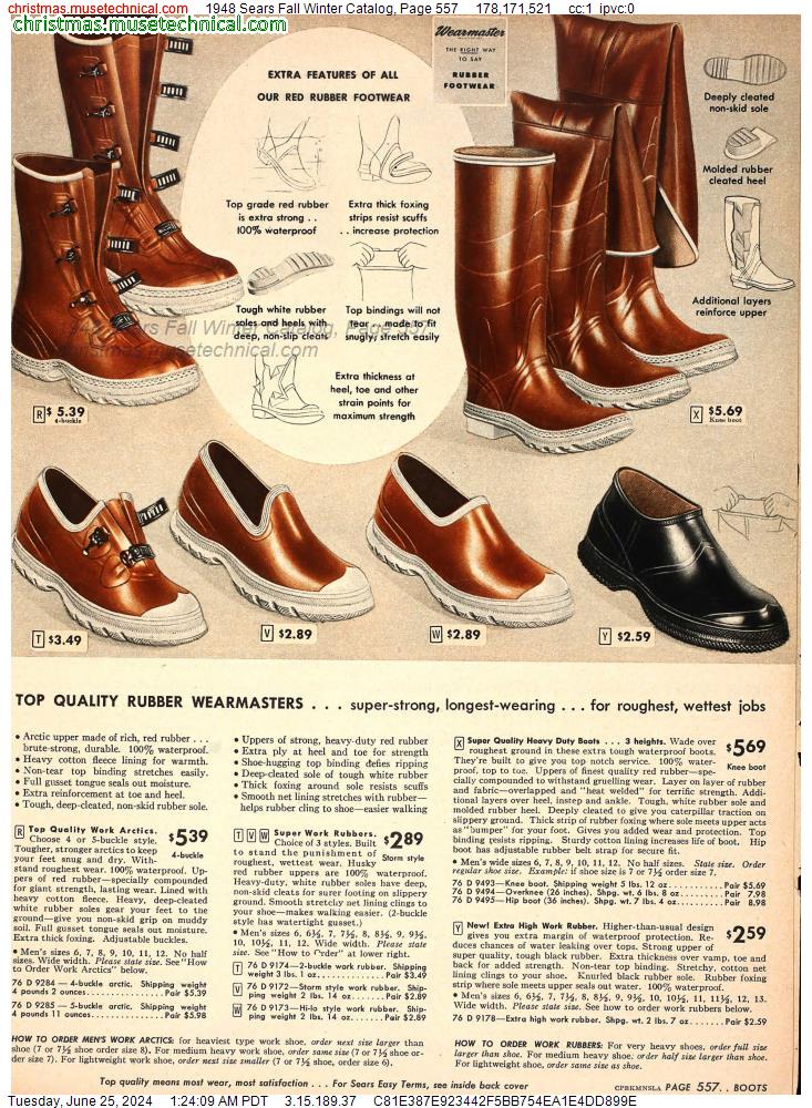 1948 Sears Fall Winter Catalog, Page 557