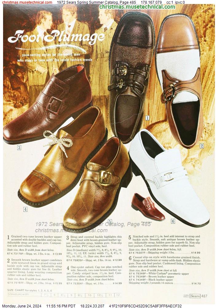 1972 Sears Spring Summer Catalog, Page 485