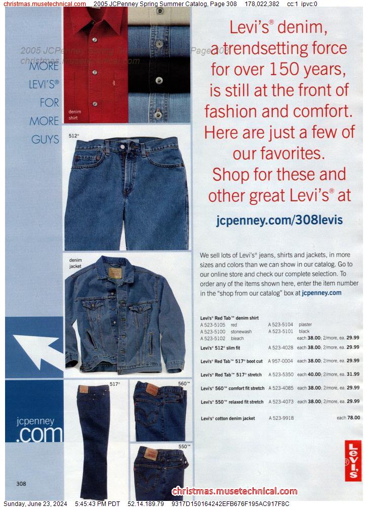 2005 JCPenney Spring Summer Catalog, Page 308