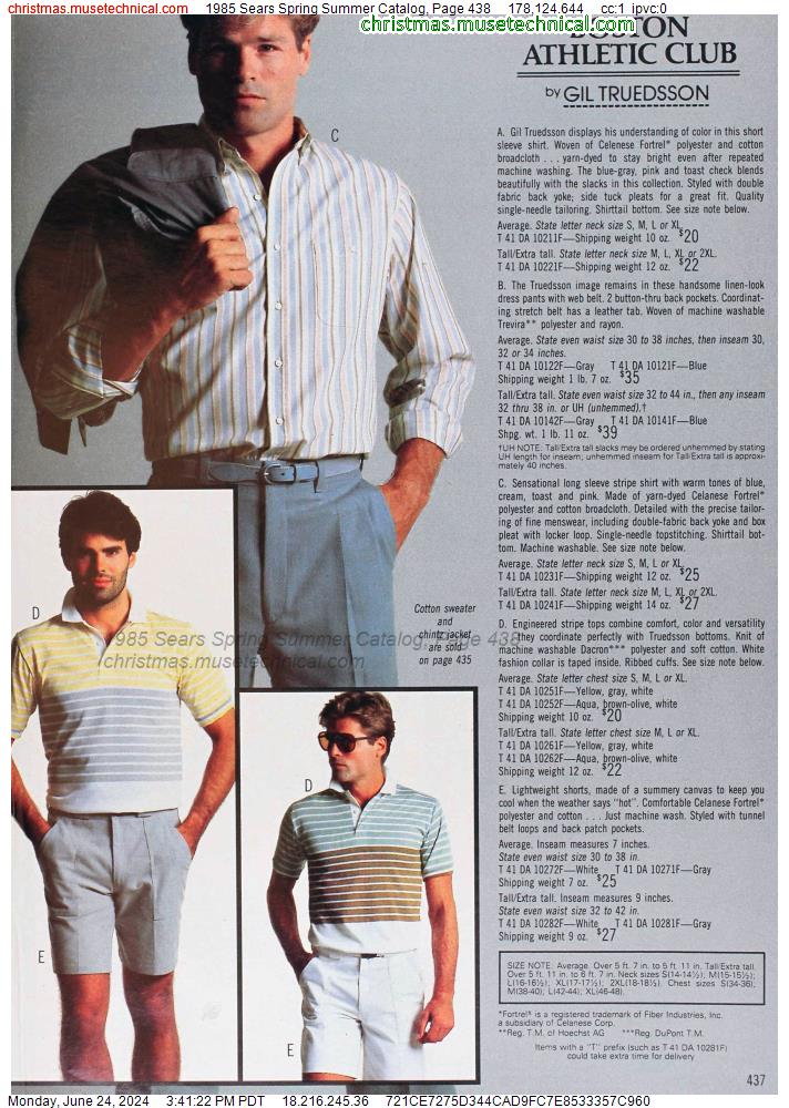 1985 Sears Spring Summer Catalog, Page 438