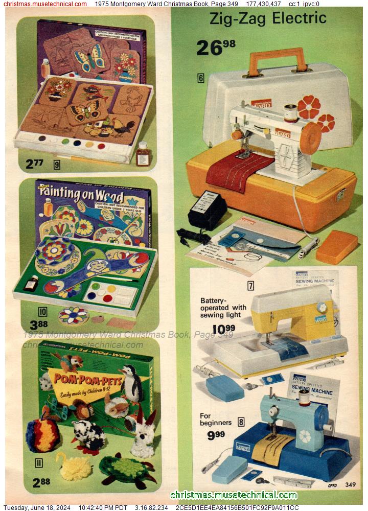1975 Montgomery Ward Christmas Book, Page 349
