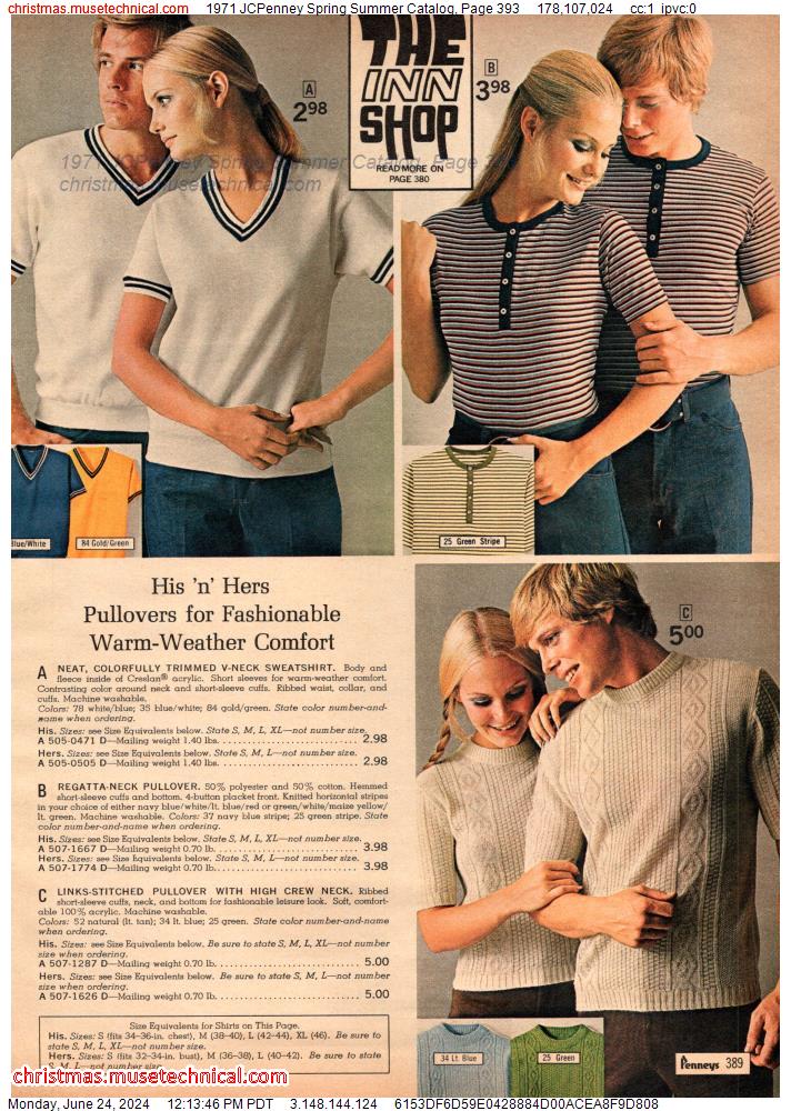 1971 JCPenney Spring Summer Catalog, Page 393