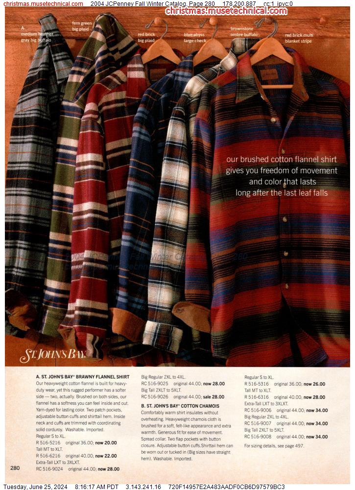 2004 JCPenney Fall Winter Catalog, Page 280