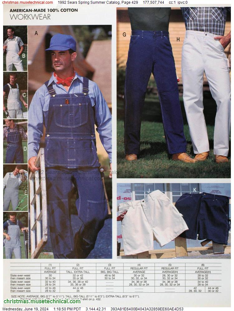 1992 Sears Spring Summer Catalog, Page 429