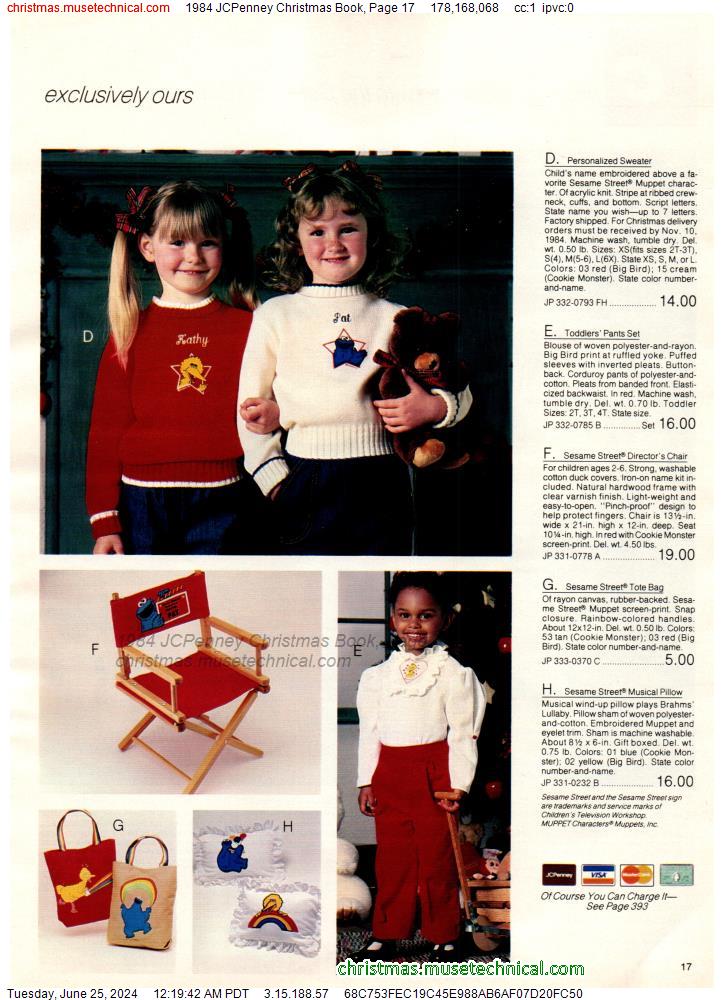 1984 JCPenney Christmas Book, Page 17