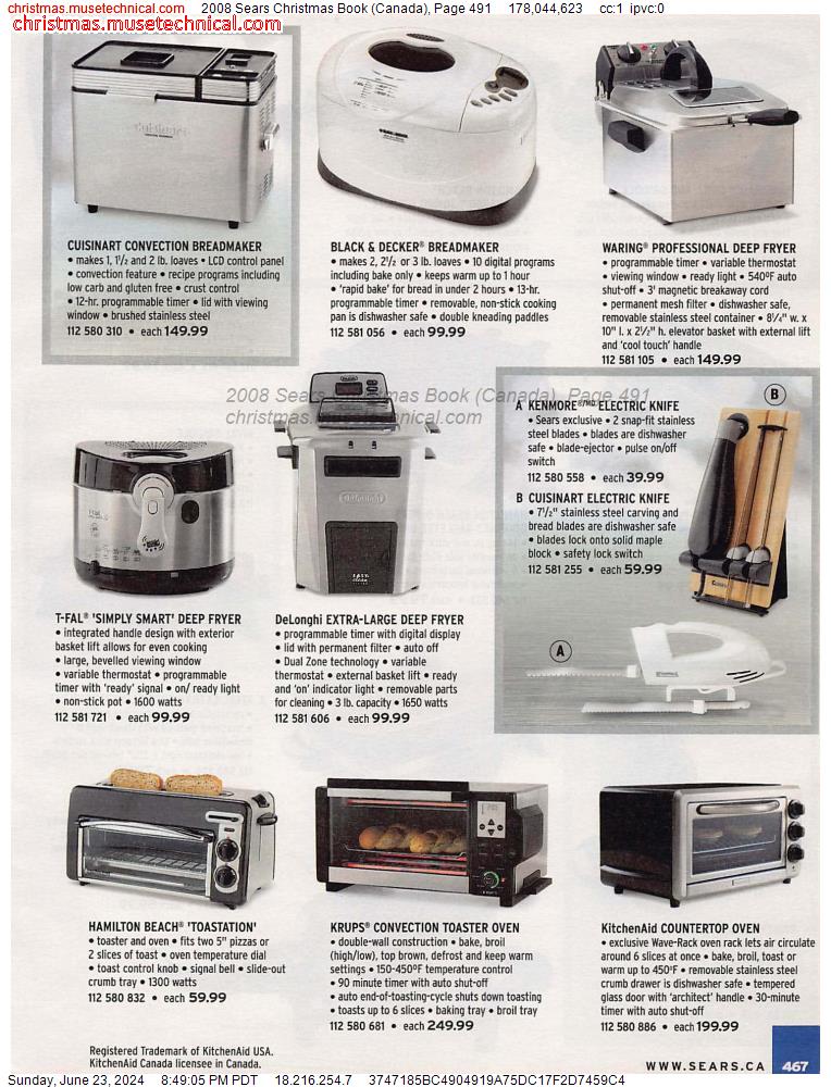 2008 Sears Christmas Book (Canada), Page 491