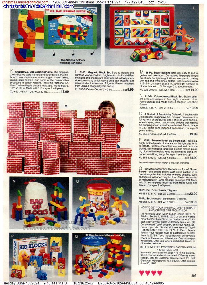 1987 JCPenney Christmas Book, Page 397