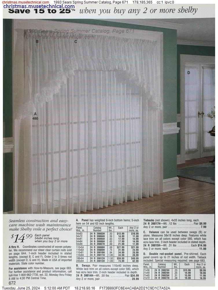 1993 Sears Spring Summer Catalog, Page 671