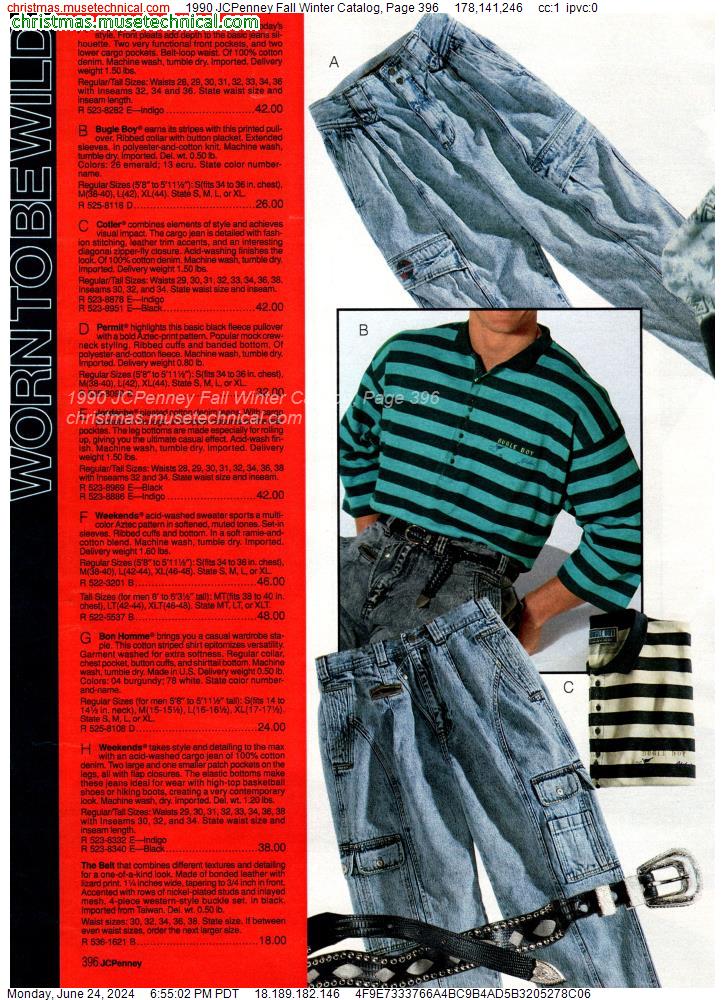 1990 JCPenney Fall Winter Catalog, Page 396