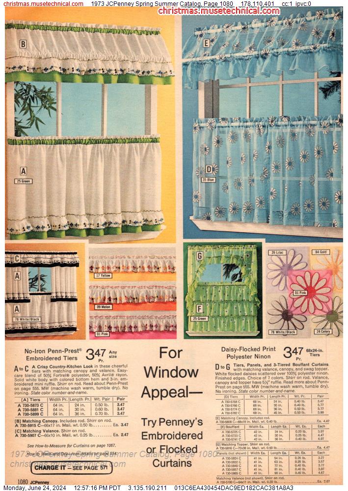 1973 JCPenney Spring Summer Catalog, Page 1080