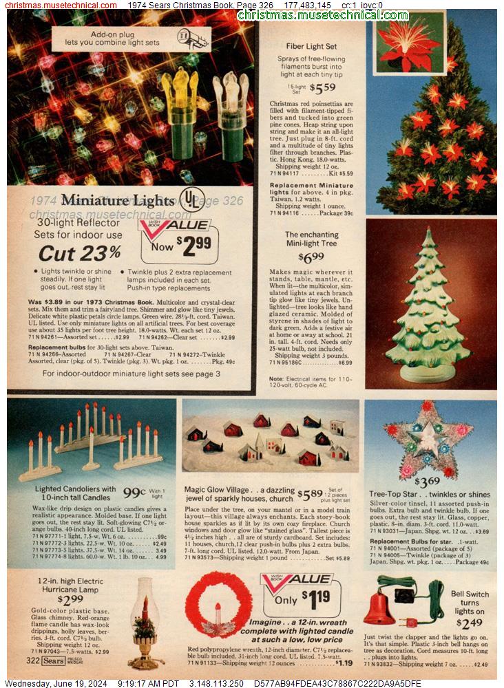 1974 Sears Christmas Book, Page 326