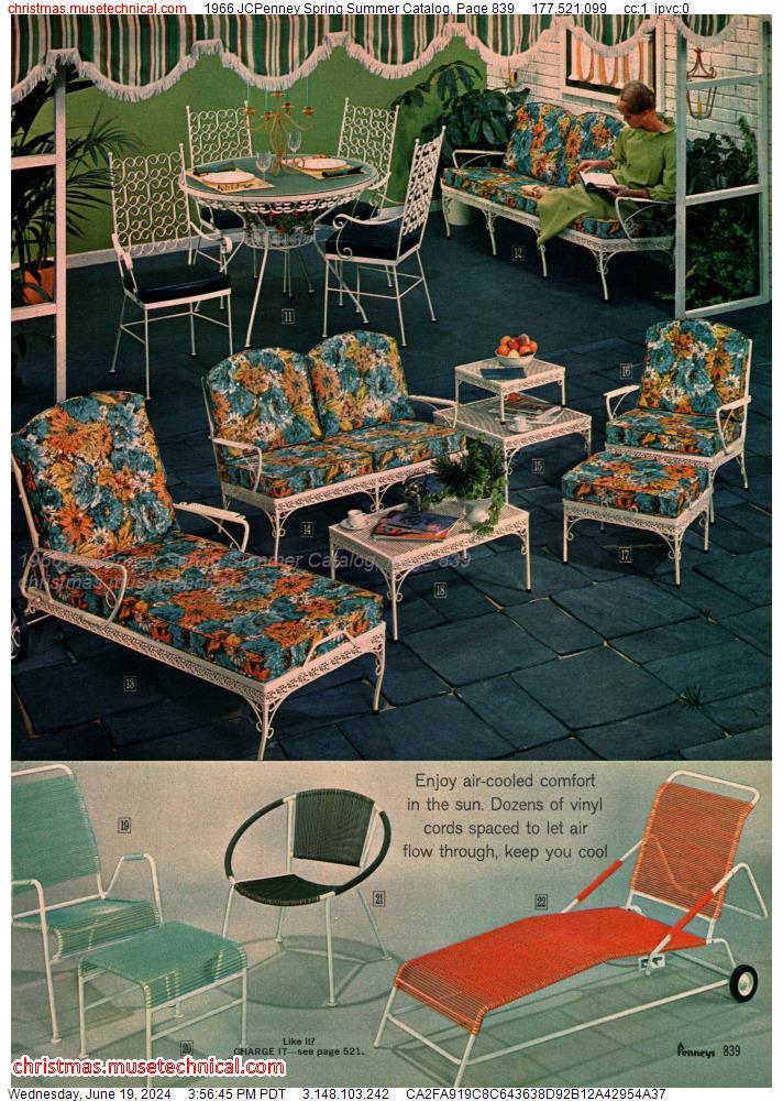 1966 JCPenney Spring Summer Catalog, Page 839