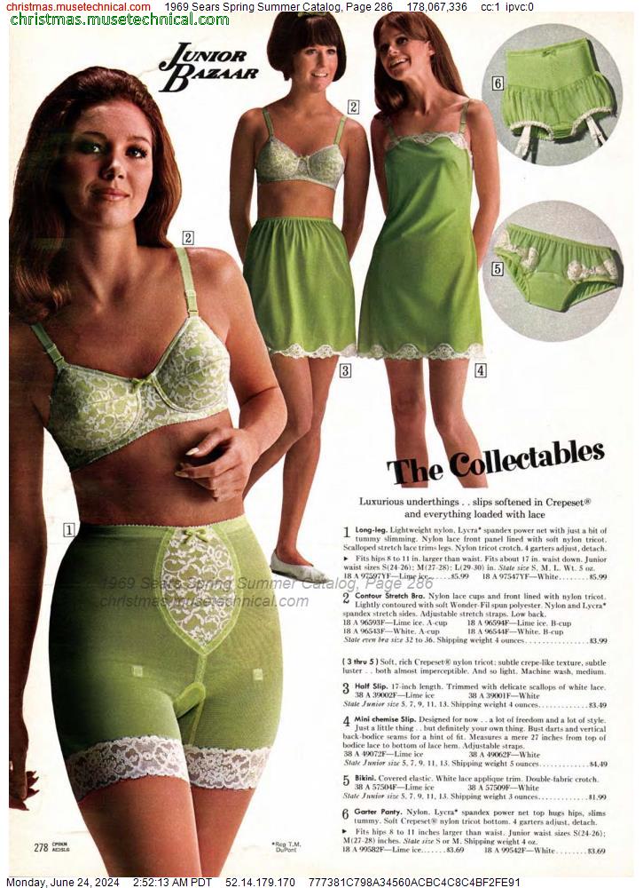 1969 Sears Spring Summer Catalog, Page 286