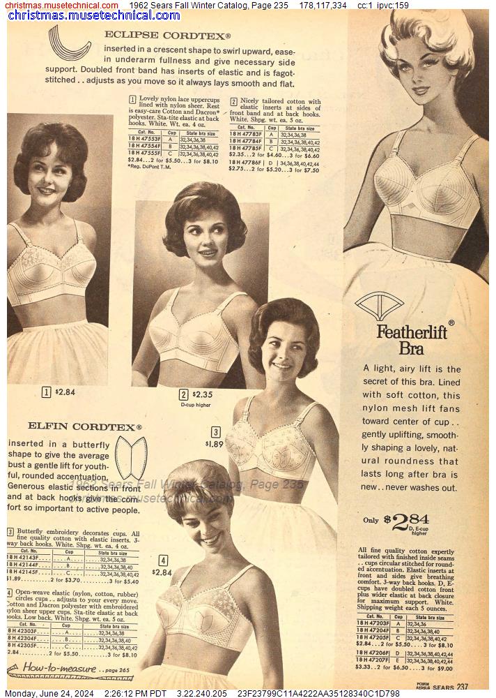1962 Sears Fall Winter Catalog, Page 235