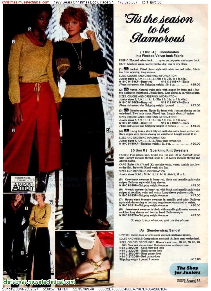 1977 Sears Christmas Book, Page 57
