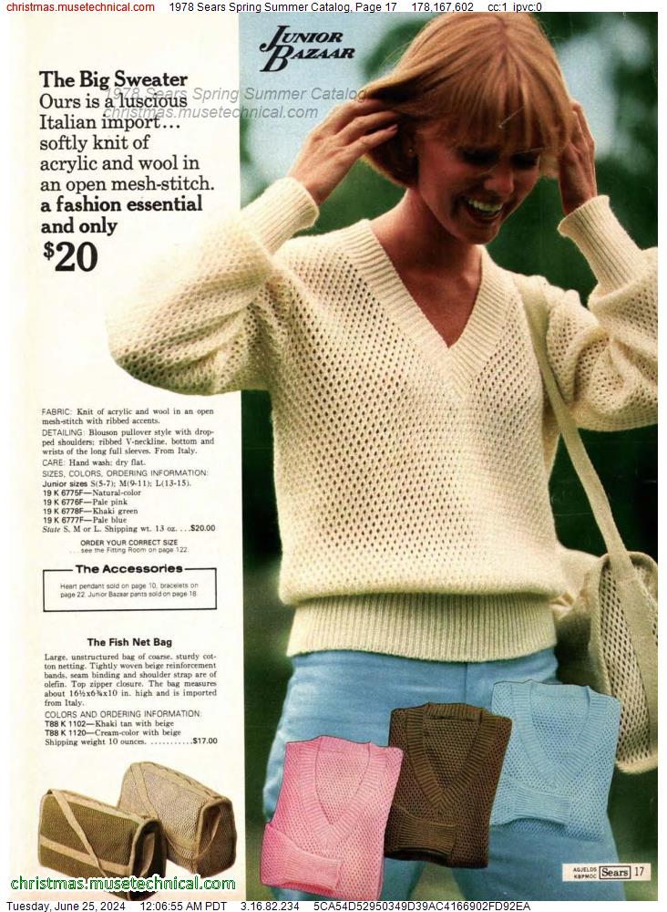 1978 Sears Spring Summer Catalog, Page 17