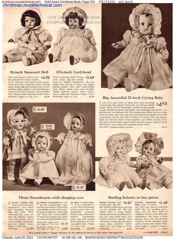 1948 Sears Christmas Book, Page 163