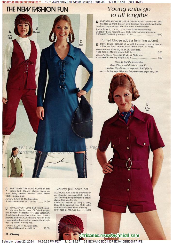 1971 JCPenney Fall Winter Catalog, Page 34