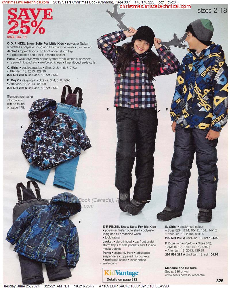 2012 Sears Christmas Book (Canada), Page 337