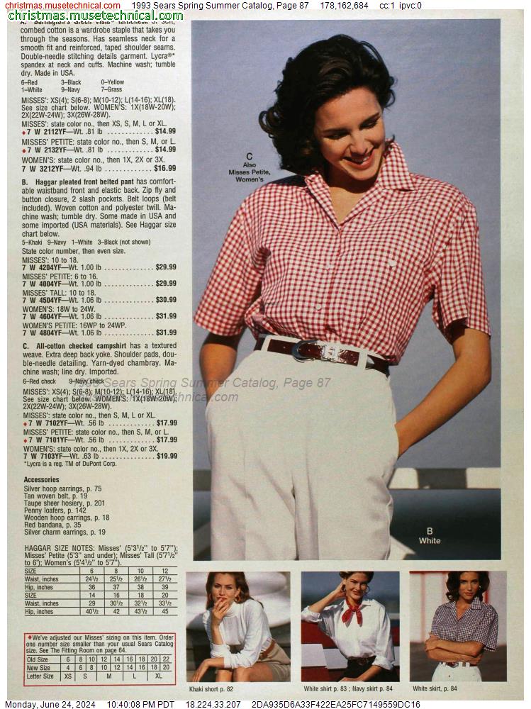 1993 Sears Spring Summer Catalog, Page 87