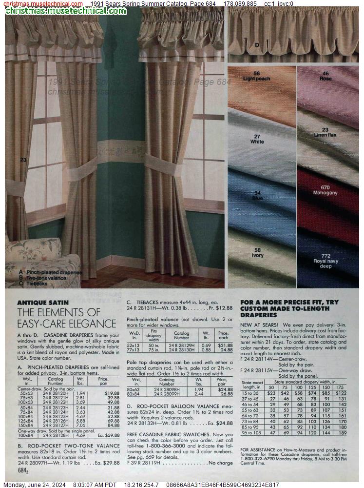 1991 Sears Spring Summer Catalog, Page 684