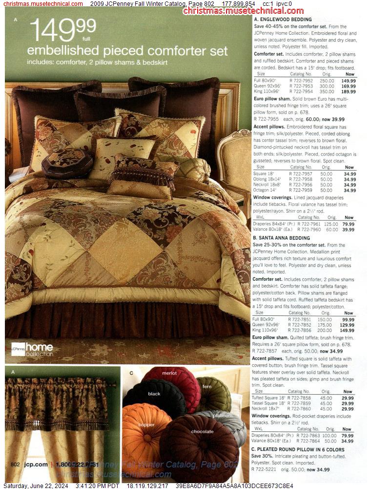 2009 JCPenney Fall Winter Catalog, Page 802