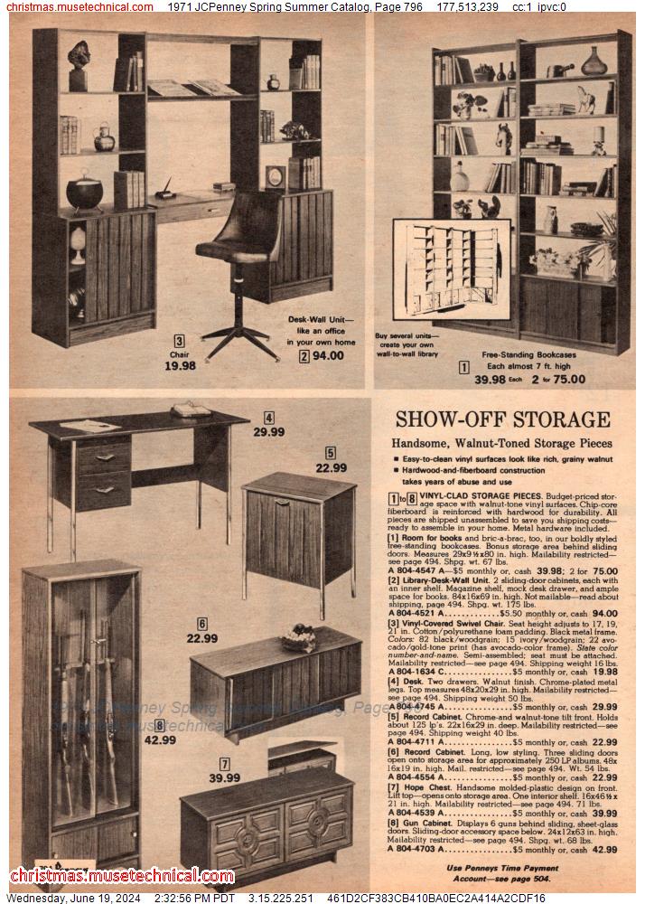 1971 JCPenney Spring Summer Catalog, Page 796
