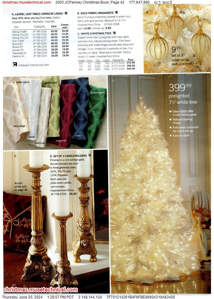 2003 JCPenney Christmas Book, Page 42