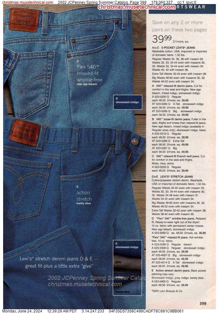 2002 JCPenney Spring Summer Catalog, Page 399
