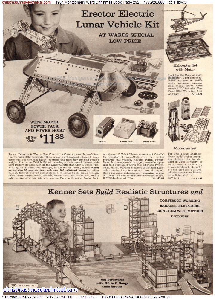 1964 Montgomery Ward Christmas Book, Page 292