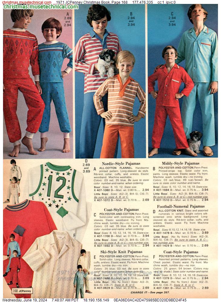 1971 JCPenney Christmas Book, Page 168
