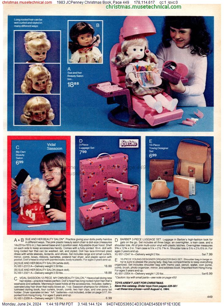 1983 JCPenney Christmas Book, Page 449