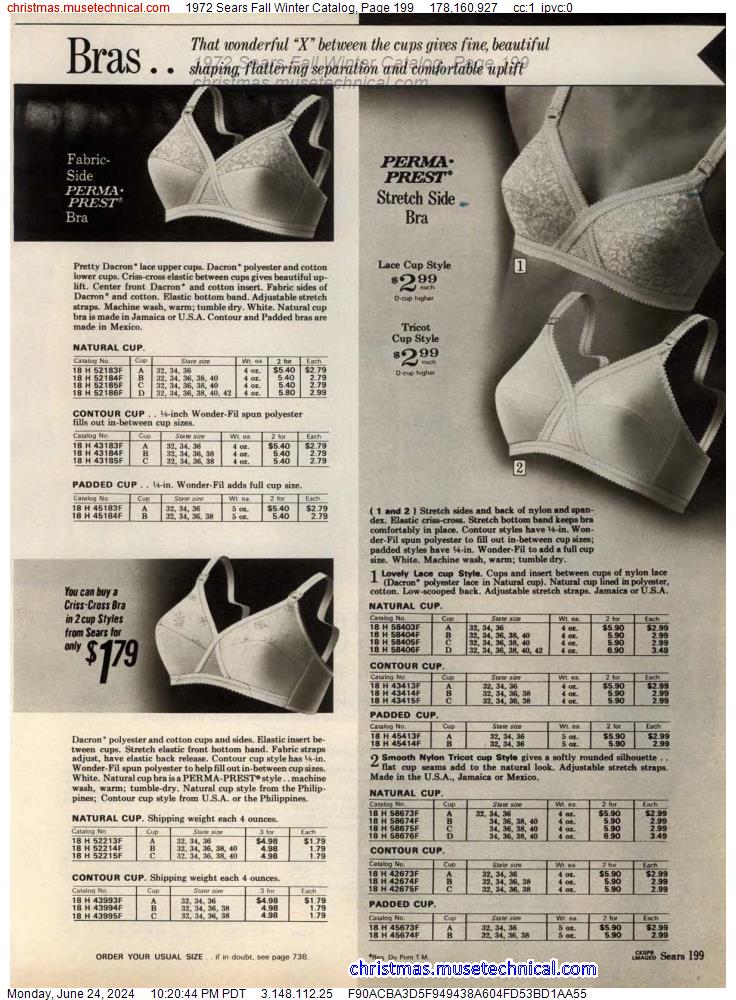 1972 Sears Fall Winter Catalog, Page 199