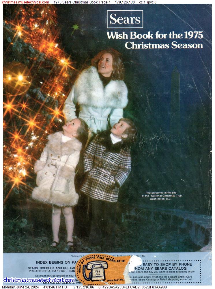1975 Sears Christmas Book, Page 1