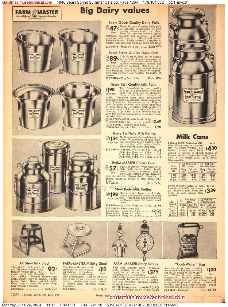 1946 Sears Spring Summer Catalog, Page 1264