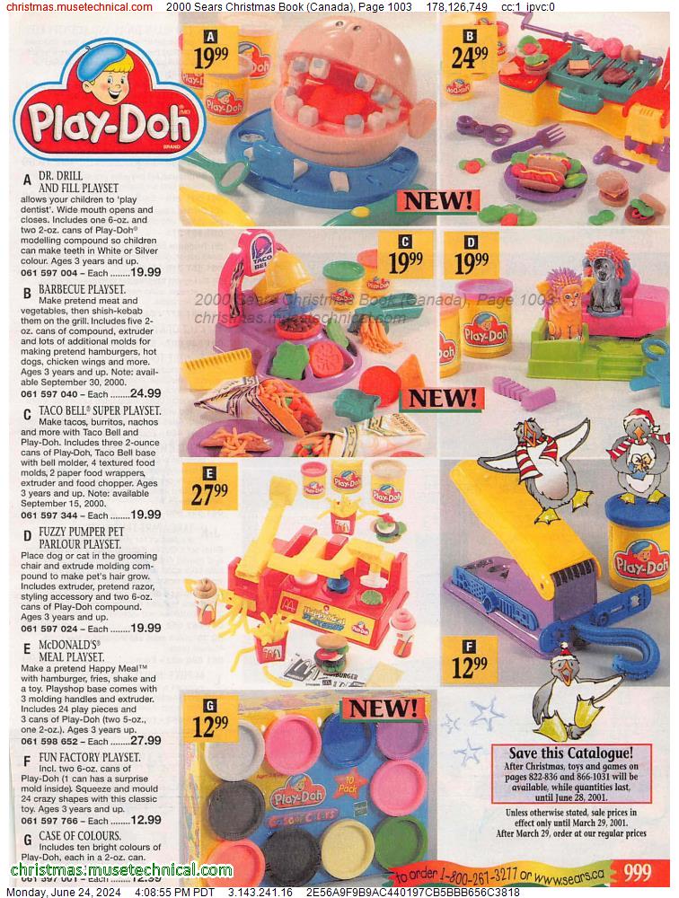 2000 Sears Christmas Book (Canada), Page 1003