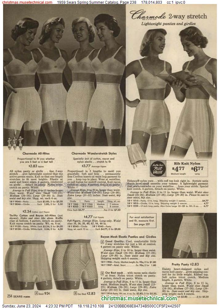 1959 Sears Spring Summer Catalog, Page 238