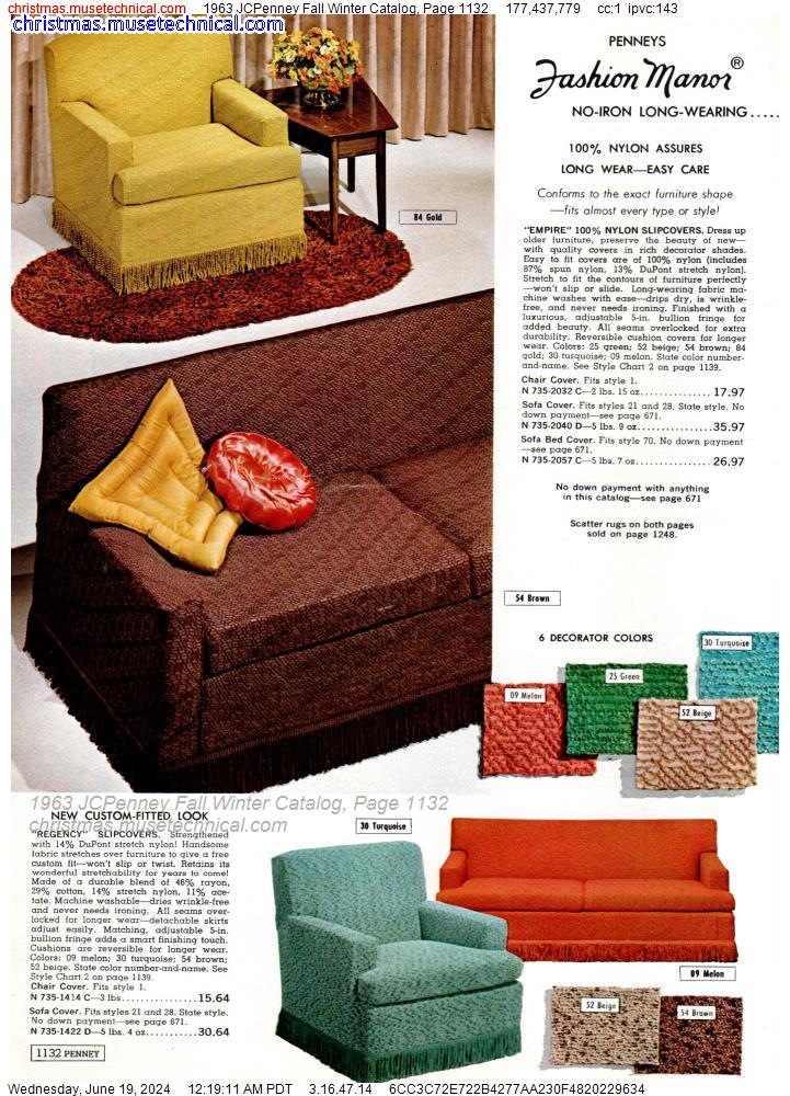 1963 JCPenney Fall Winter Catalog, Page 1132