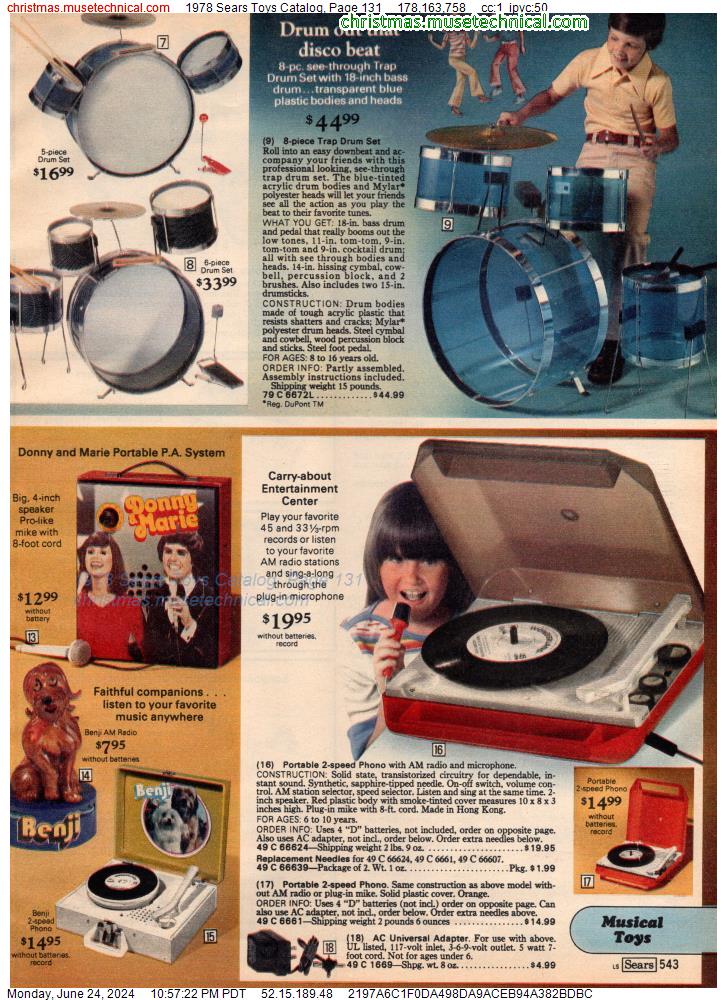 1978 Sears Toys Catalog, Page 131